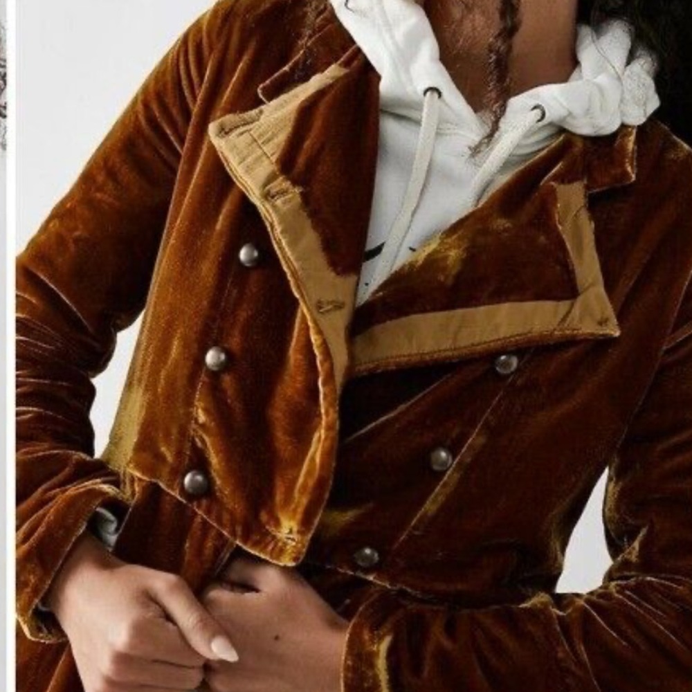 Free People Faye jacket brown/gold